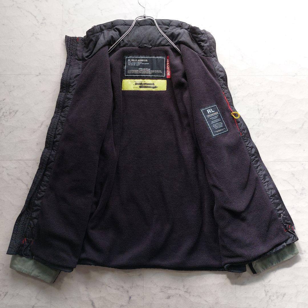 希少 90s POLO JEANS CO. マウンテンパーカー XL相当 黒