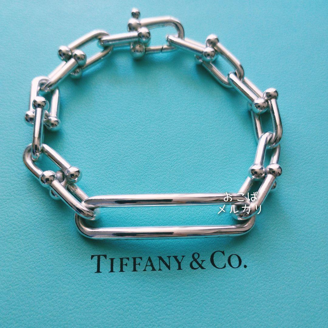 ティファニー　ハードウェア　ミディアム　リンク　ブレスレット　シルバー