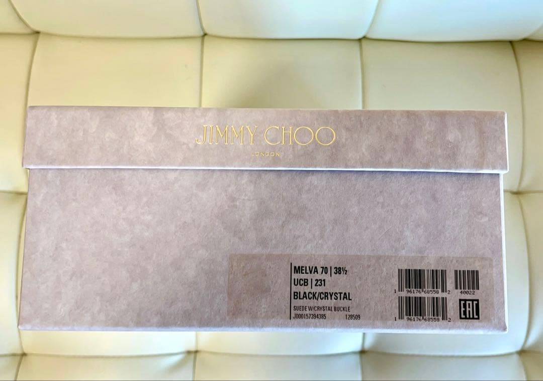 新品★JIMMYCHOO ブラック　パンプス 38 1/2