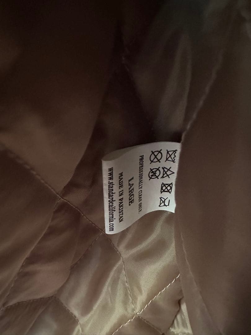 スタンダードカリフォルニア　レザー　ライダース　Lサイズ