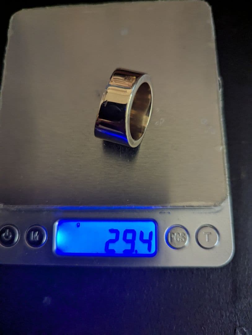 菊紋リング・菊紋真鍮リング・レトロ印台リング・政治結社・ジャンク品・NO2