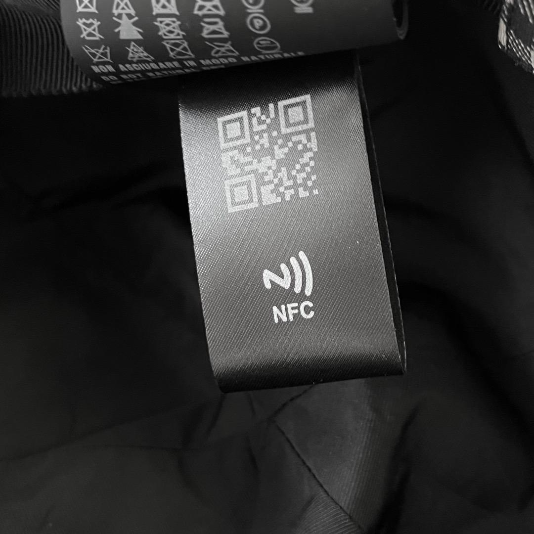 美品 ミュウミュウ キャップ ギンガムチェック 帽子 S ブラック ホワイト