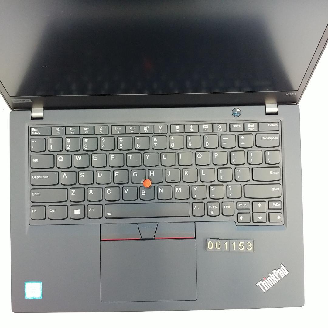 通電可　画面映らず　Lenovo X390 i7 8世代 8GB USキー