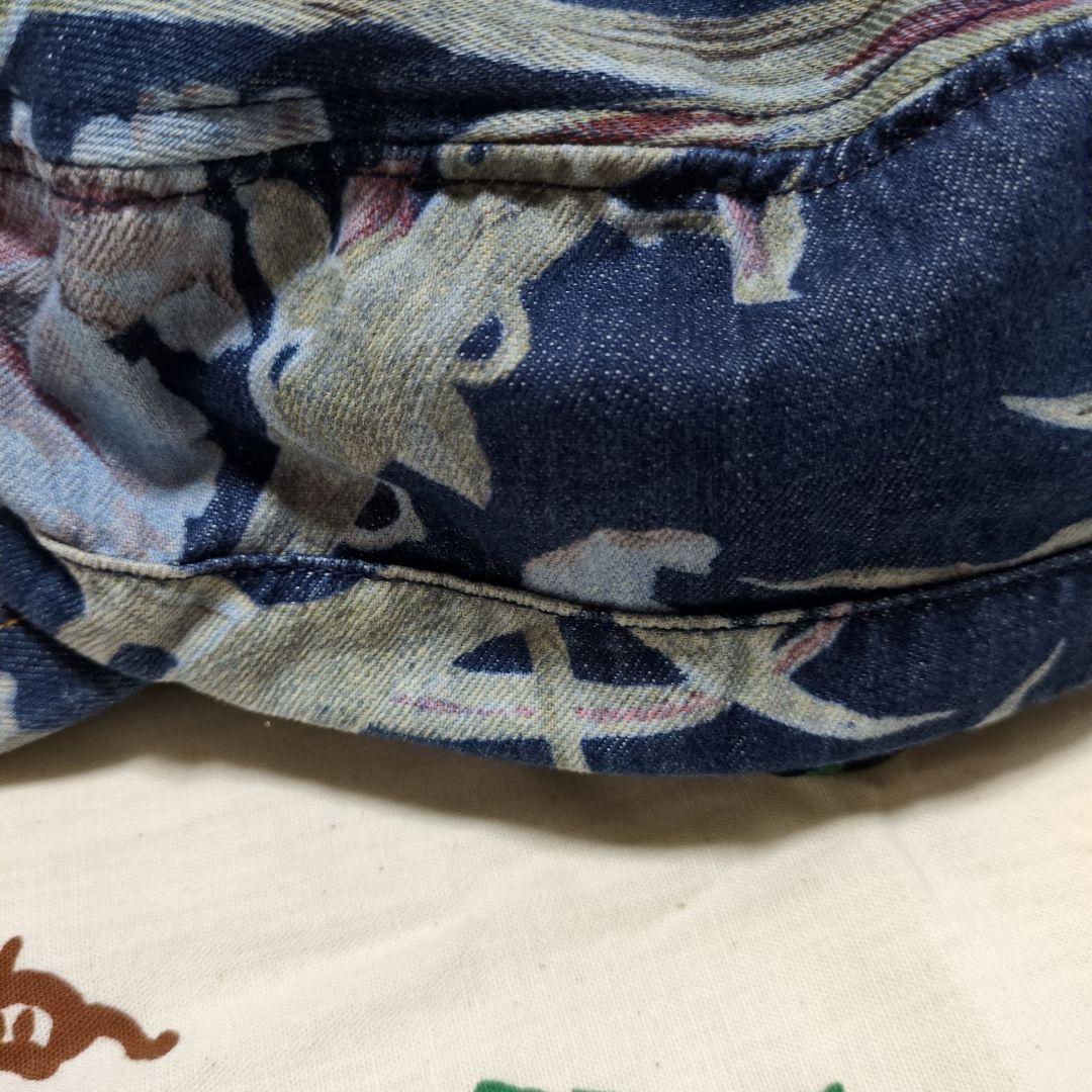 ★45R『新品未使用』ゴマデニムのリリープリントポッポキャップ