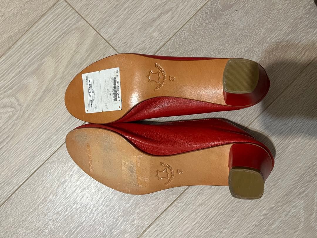 MARTINIANO（マルティニアーノ）high glove レザーパンプス