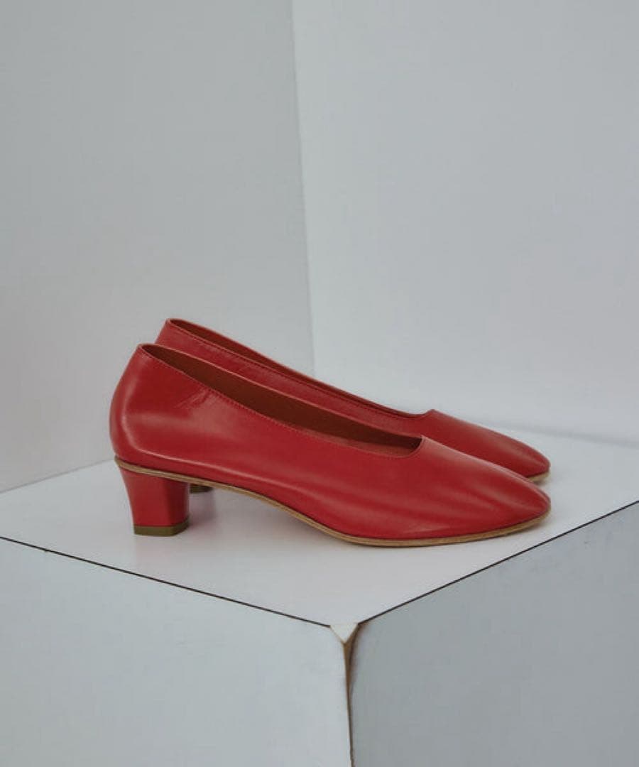 MARTINIANO（マルティニアーノ）high glove レザーパンプス