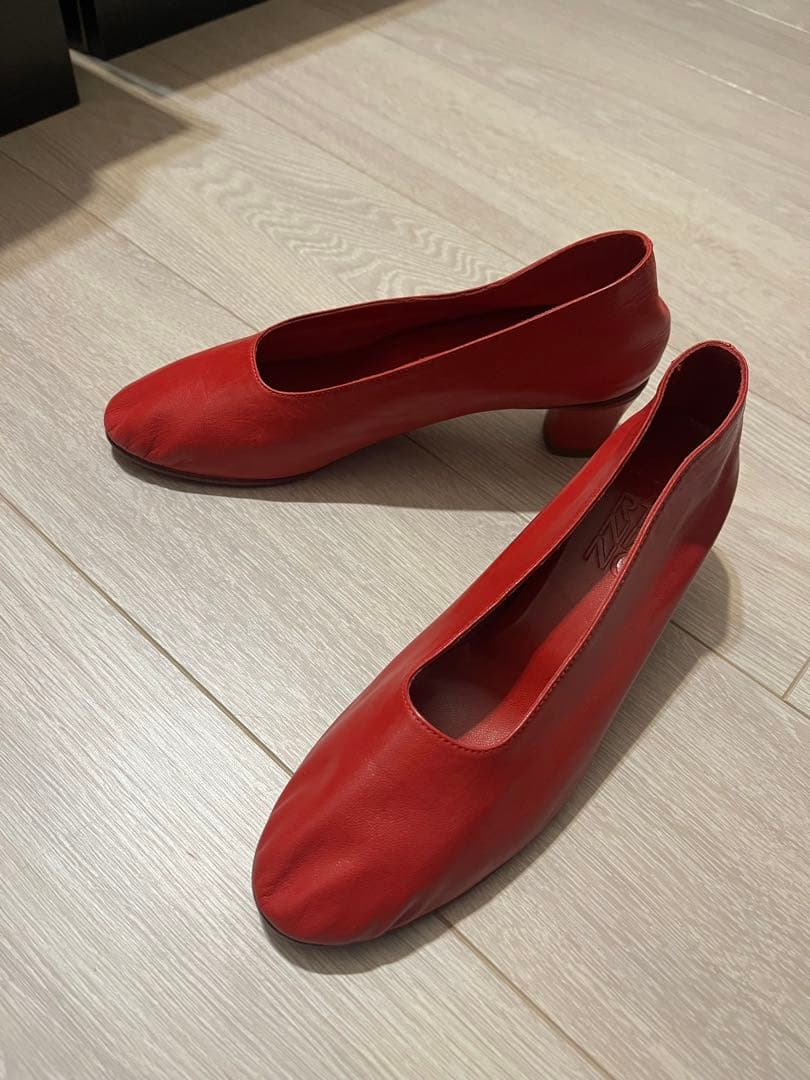 MARTINIANO（マルティニアーノ）high glove レザーパンプス