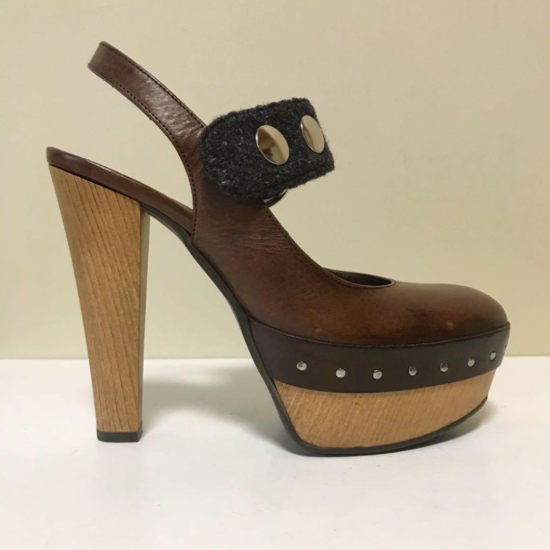 ☆美品 マルニ プラットフォーム ストラップ ハイヒール パンプス イタリア製