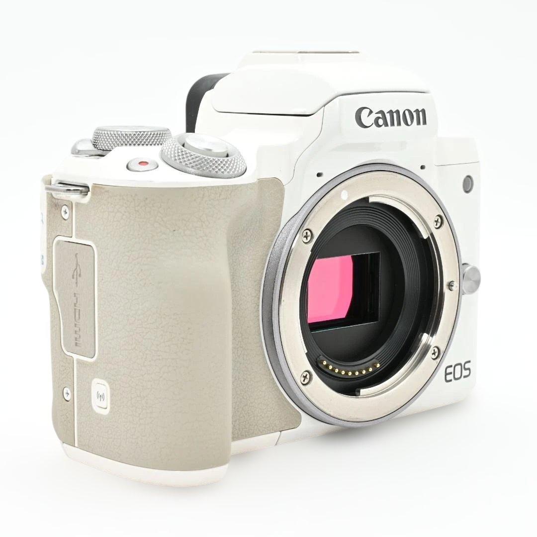 【美品】 Canon ミラーレス一眼カメラ EOS Kiss M ボディ
