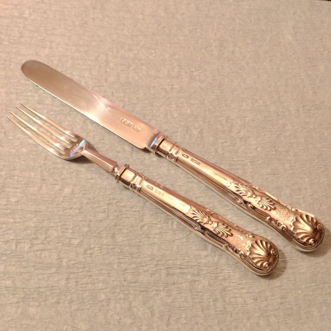 セール（1日まで）イギリス　純銀セット　1907年