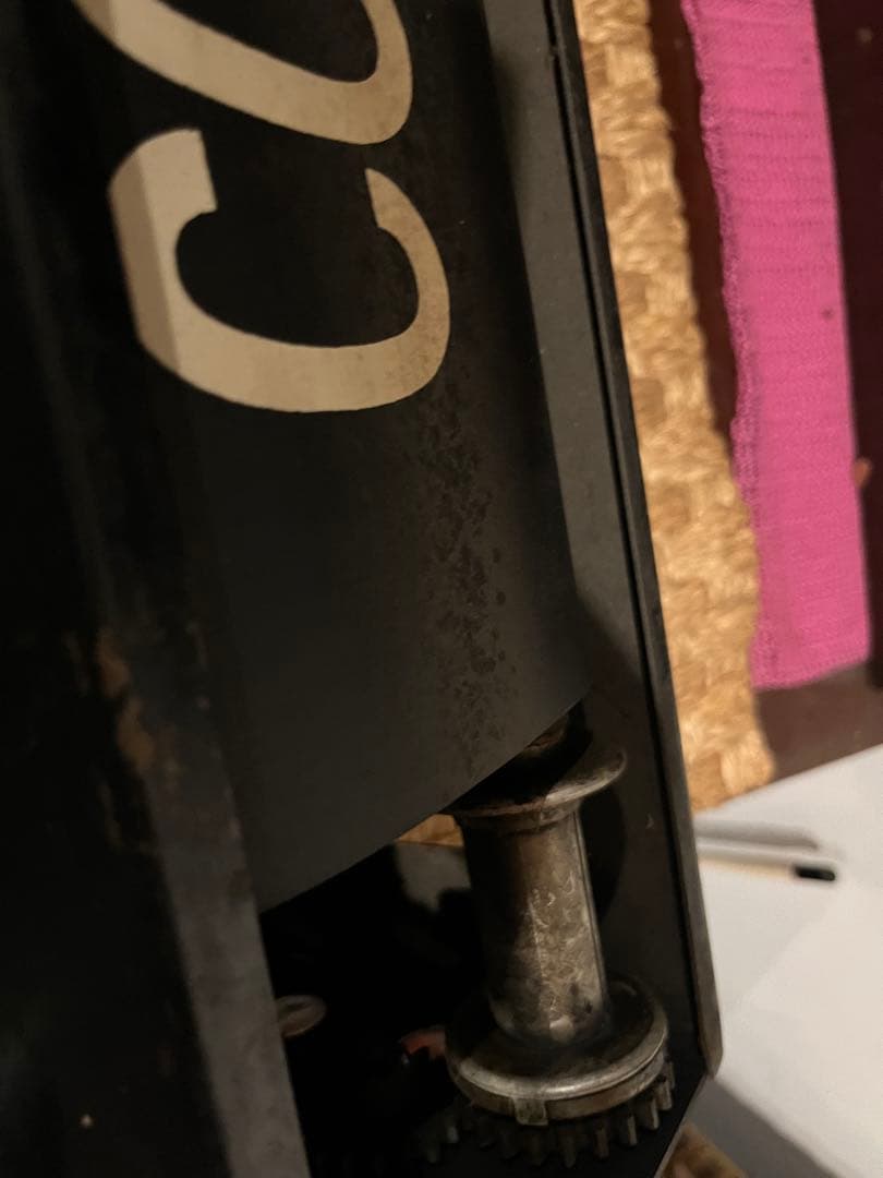 c*m様 アメリカンアンティーク　手動回転式サイン