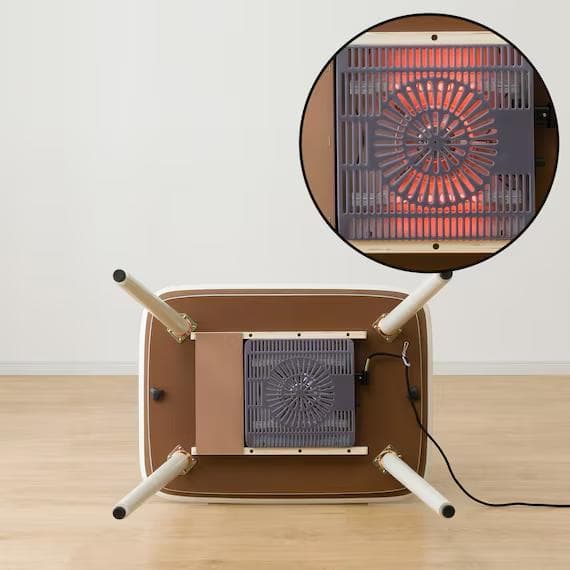 ニトリ★高さが変えられる2Wayこたつテーブル/幅80×奥行60(ホワイト)