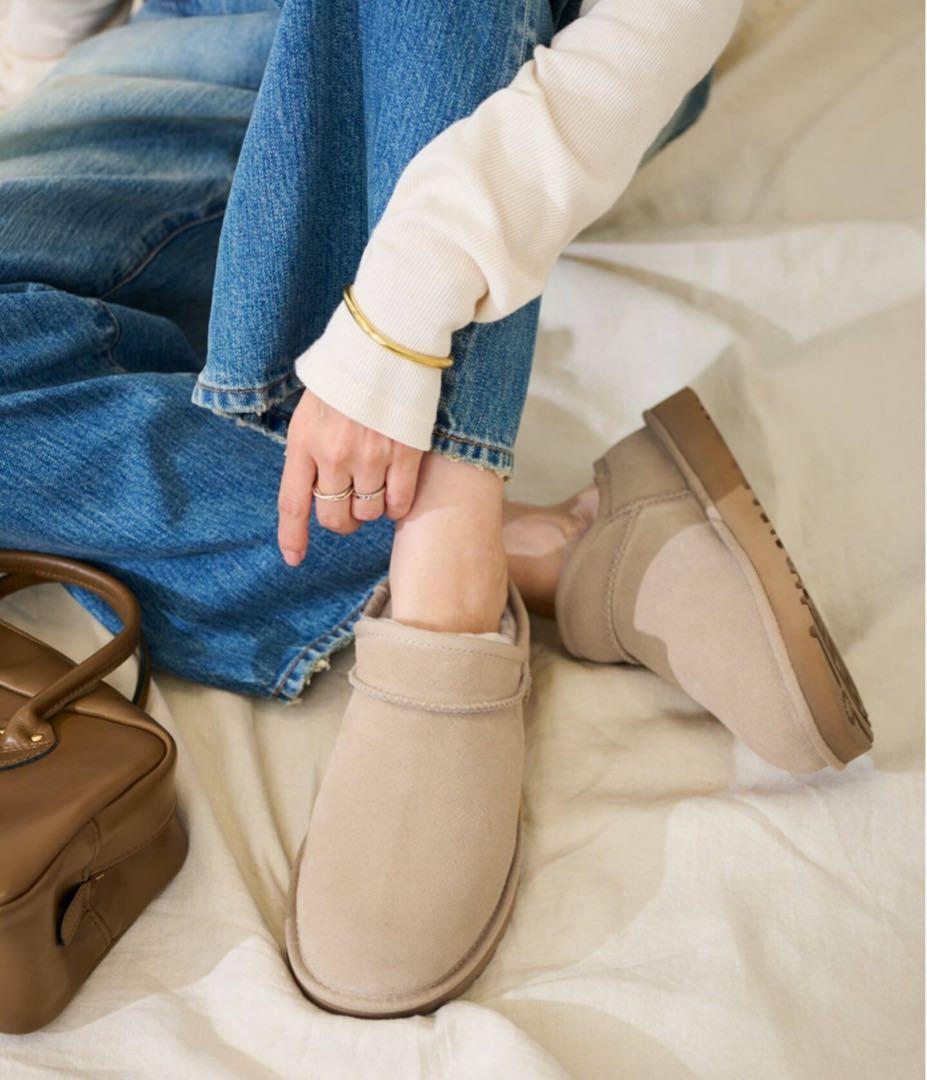FRAMeWORK UGG/アグ CLASSIC SLIPPER ベージュ 23