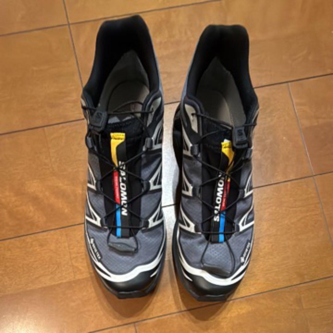 【SQ】SALOMON XT-6 ゴアテックススニーカー グレー/ブラック