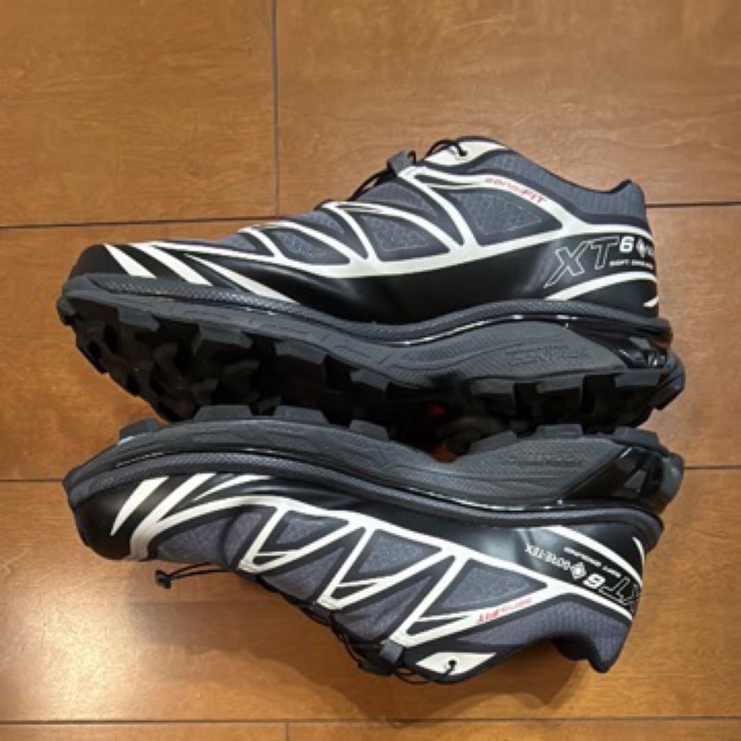 【SQ】SALOMON XT-6 ゴアテックススニーカー グレー/ブラック