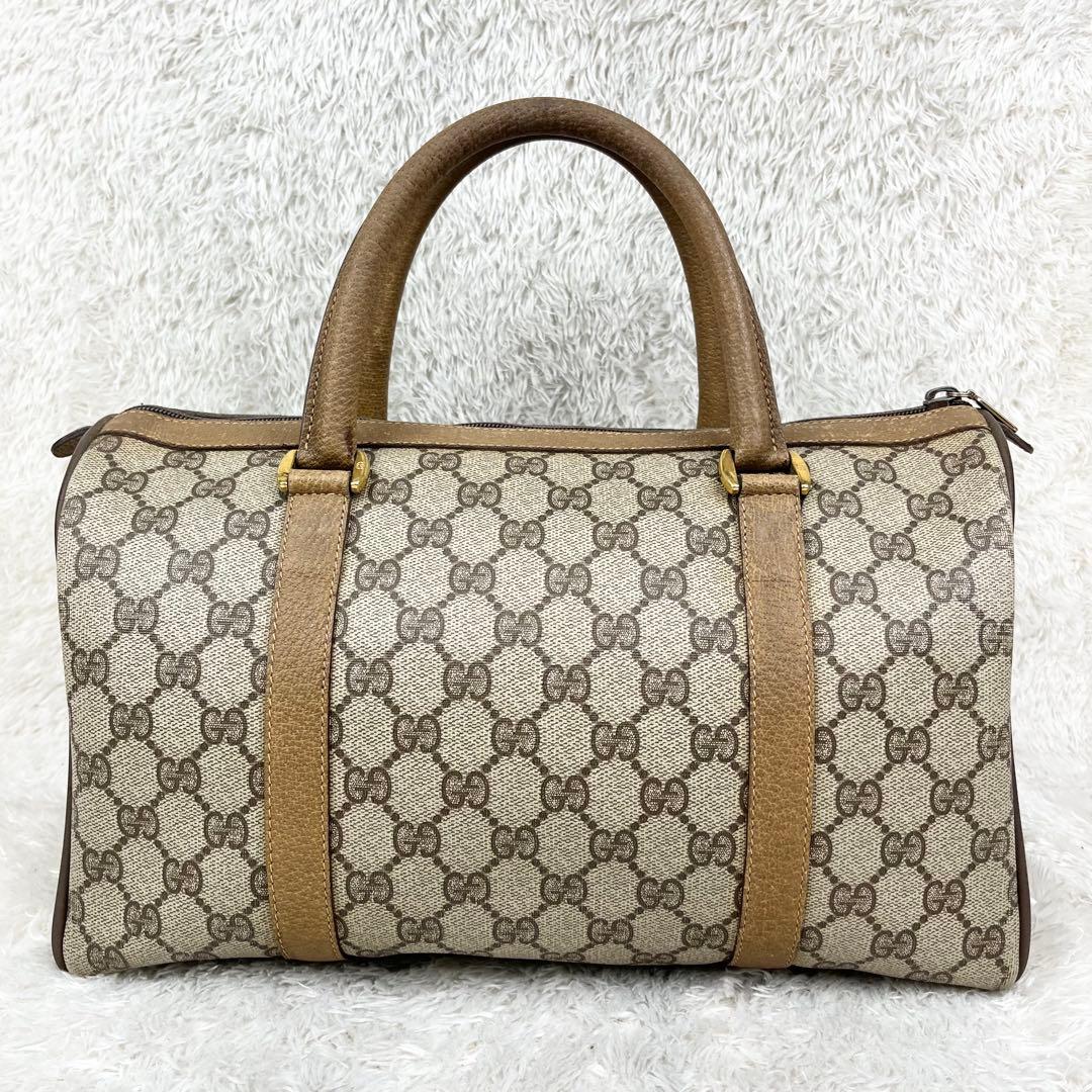 【美品】オールドグッチ シェリーライン GGスプリーム ボストンバッグ