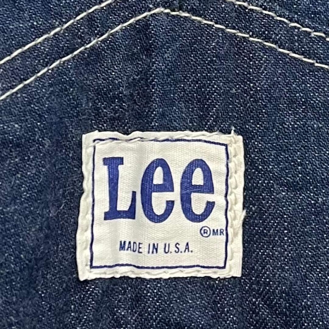 70s デッドストック アメリカ製 LEE デニム オーバーオール ビンテージ