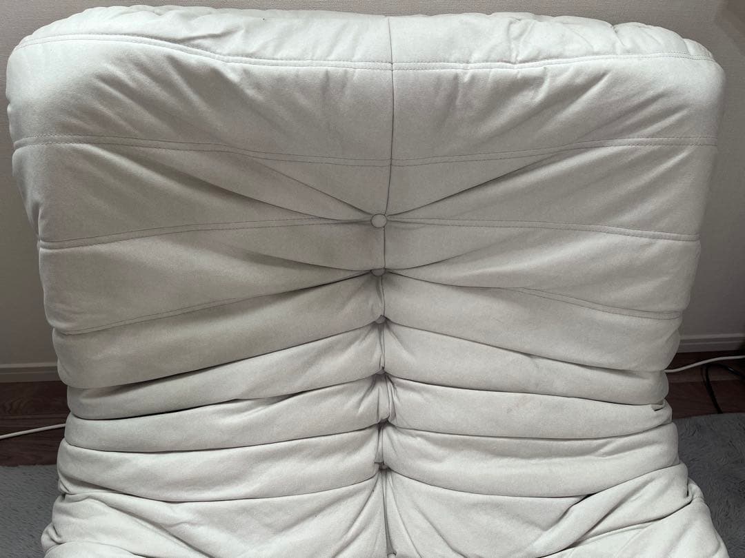 リーンロゼ風 1人掛け ソファ ホワイト 可愛い