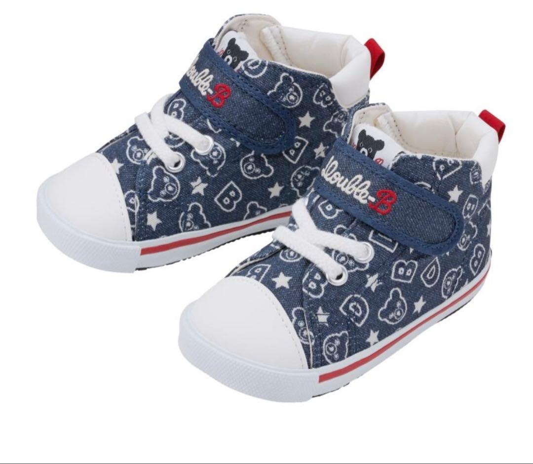 新品　日本製　ミキハウス　スニーカー　18