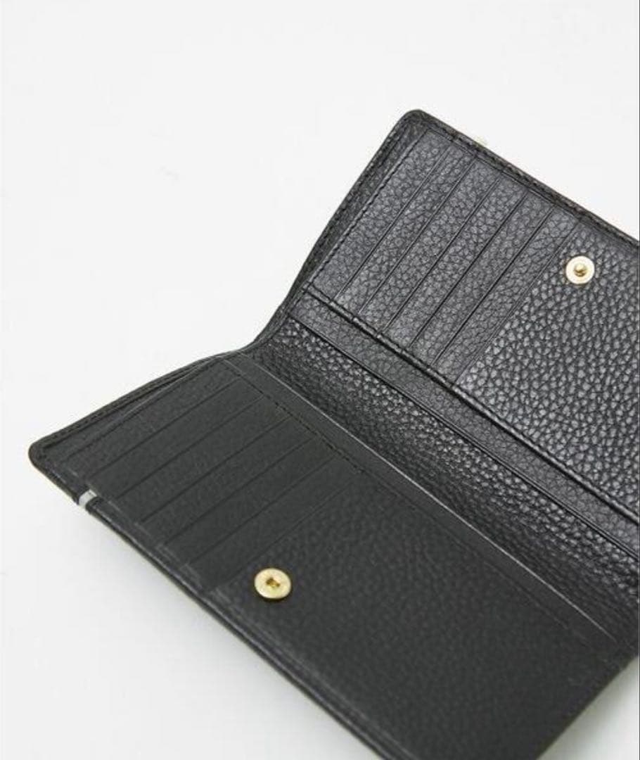 alfredoBANNISTER 黒 レザー 長財布 シンプルデザイン