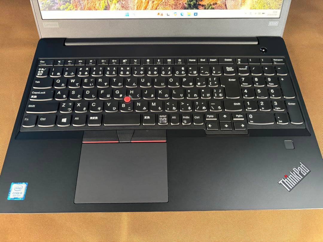 美品 ThinkPad e590 第8世代 i5 メモリ8GB SSD256GB