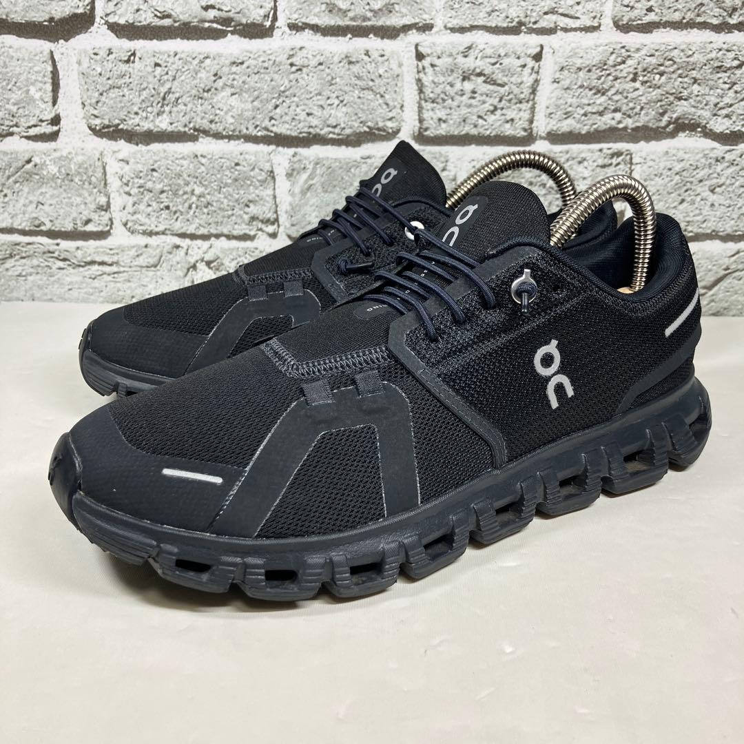 【定番人気】On オン cloud6 クラウド6 25.0cm ブラック 黒