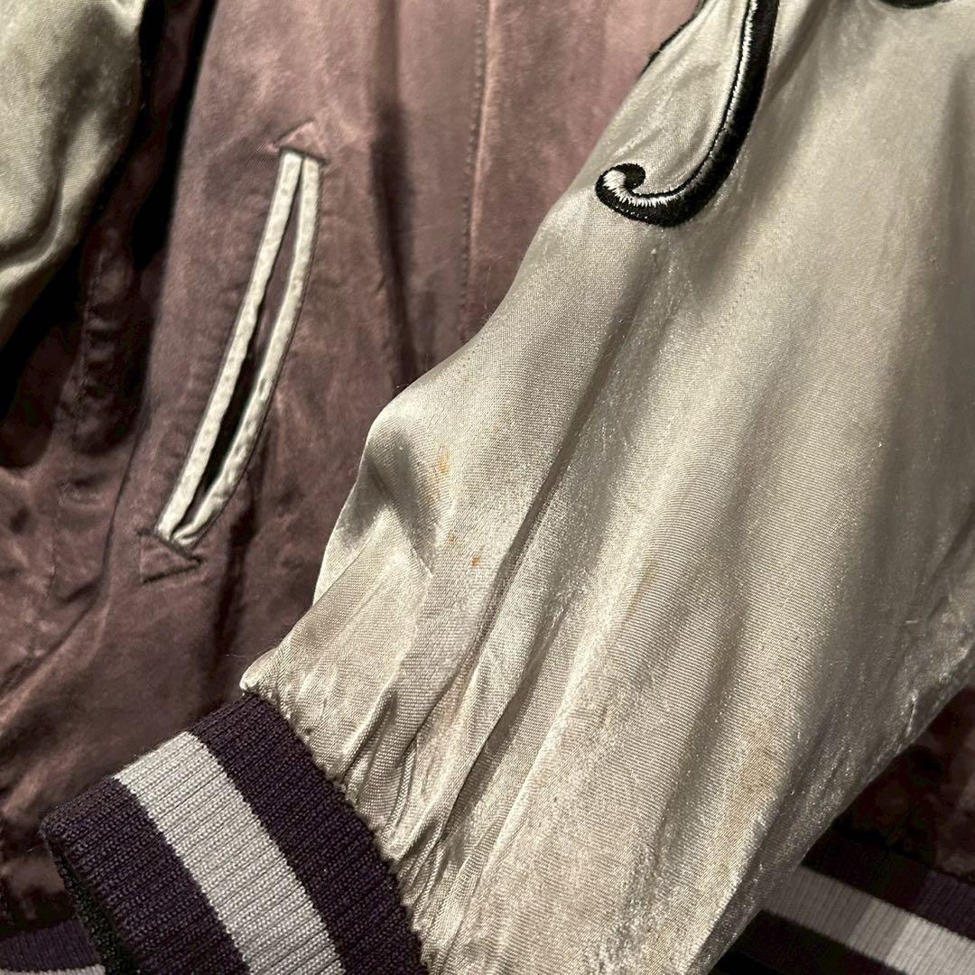 BackStreetCrawler リバーシブルスカジャン スカル×ダイス柄XL