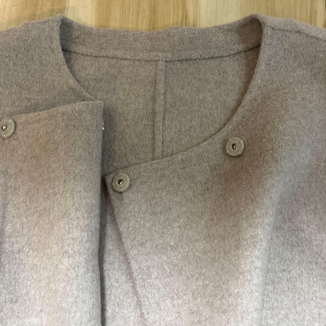 SLOBE IENA　HAMILTONダブルフェイスウールショートコート