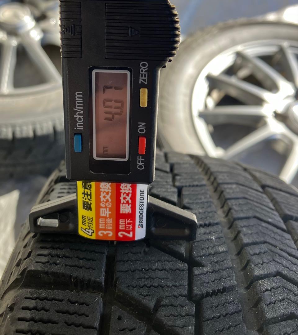 ①ブリジストン⭐︎155/65R14⭐︎冬⭐︎タイヤホイール2本セット