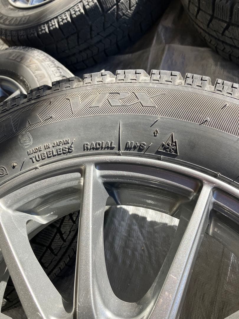 ①ブリジストン⭐︎155/65R14⭐︎冬⭐︎タイヤホイール2本セット