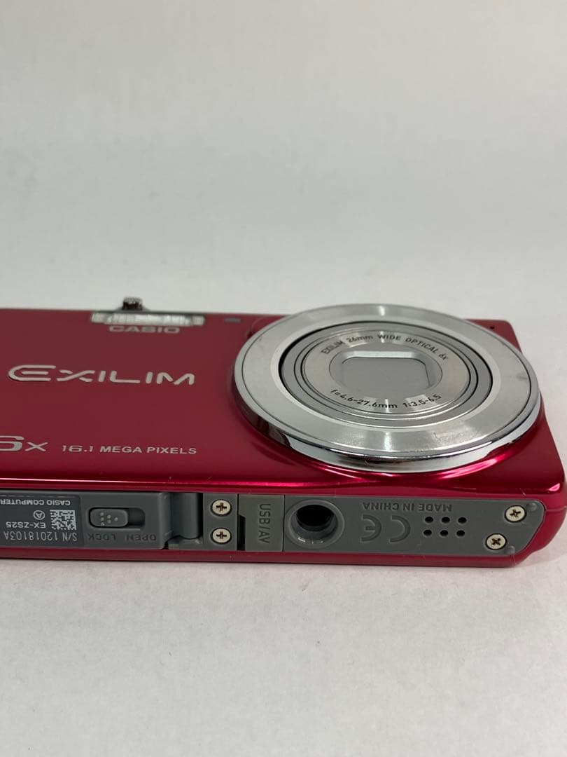CASIO EXILIM EX-ZS25 デジタルカメラ レッド デジカメ