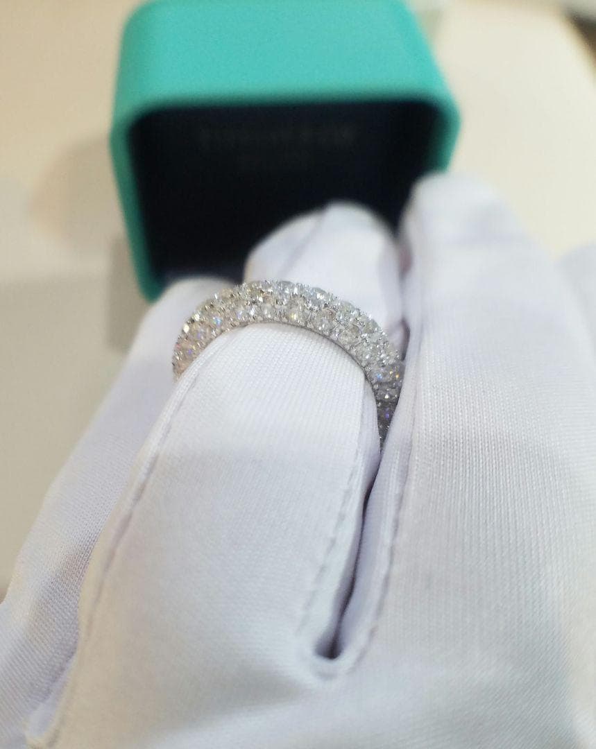 kathleen！360度キラキラ♡最高級ソナダイヤモンド　フルエタニティ