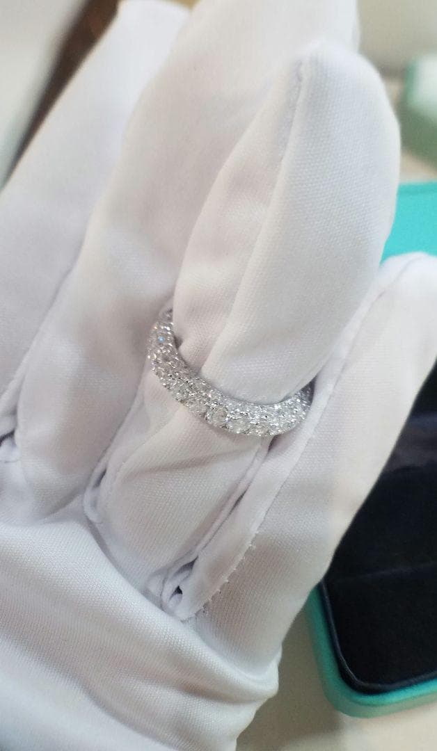 kathleen！360度キラキラ♡最高級ソナダイヤモンド　フルエタニティ