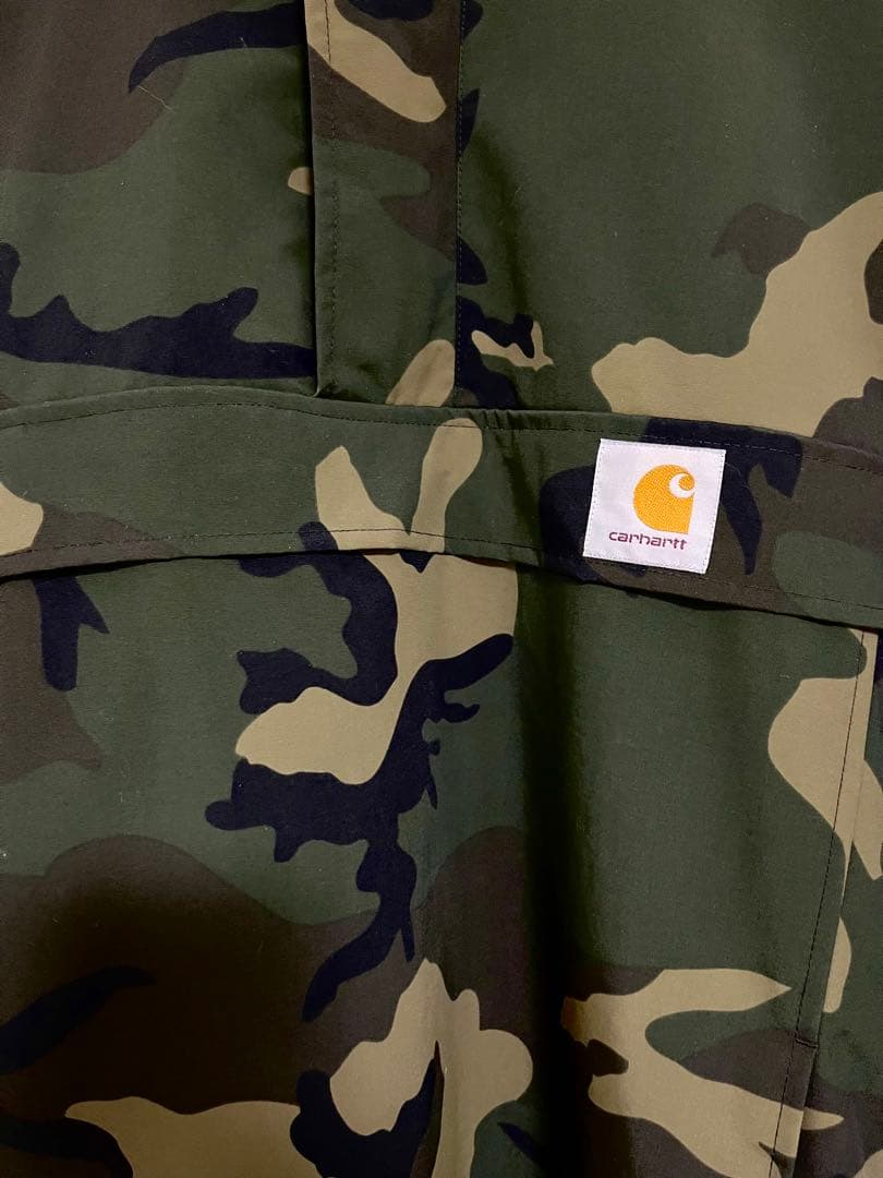 Carhartt カーハート カモフラージュ アノラックパーカー Ｌサイズ