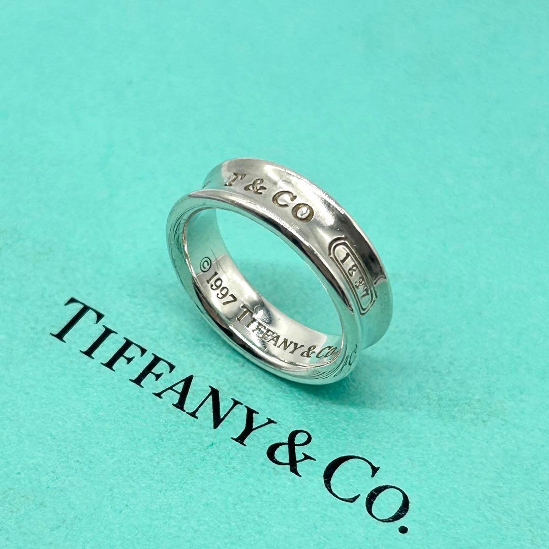 ティファニー　ナロー　1837 リング　約21号　シルバー　925