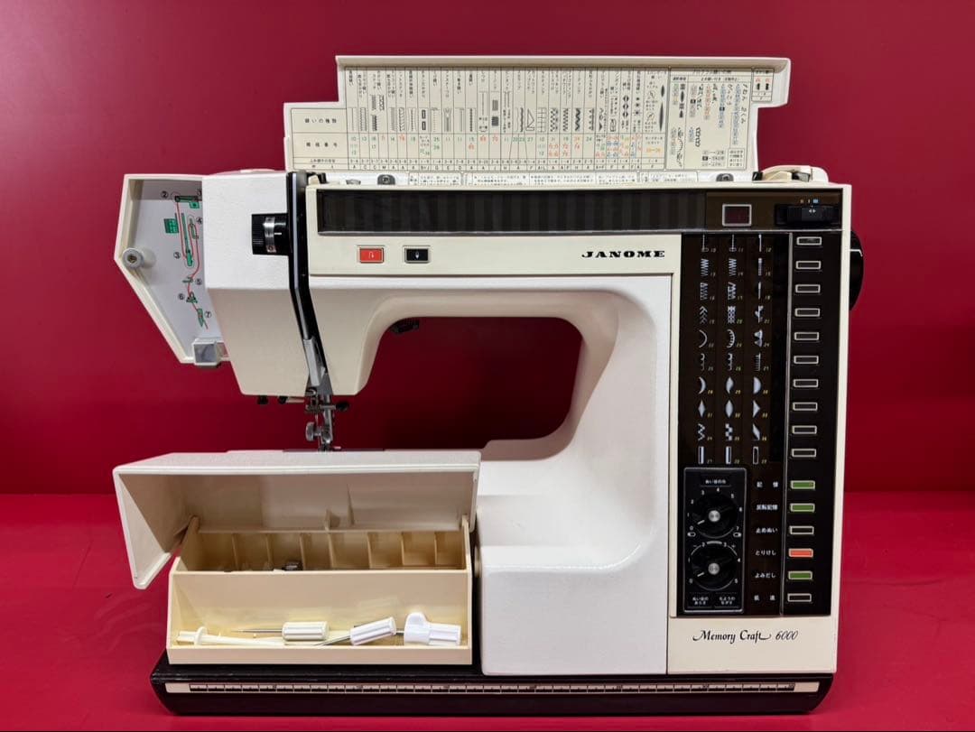 ジャノメミシン美品メモリークラフト6000 JANOME MemoryCraft