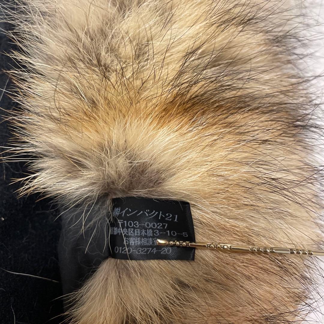 ラルフローレンファー付きダウンベスト サイズ9 ファー取り外し可能