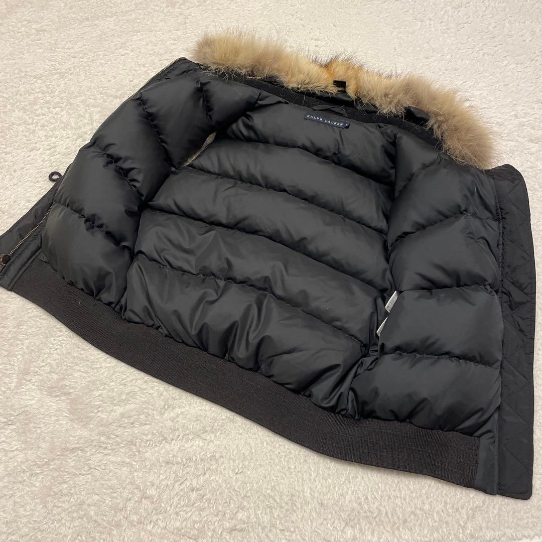 ラルフローレンファー付きダウンベスト サイズ9 ファー取り外し可能