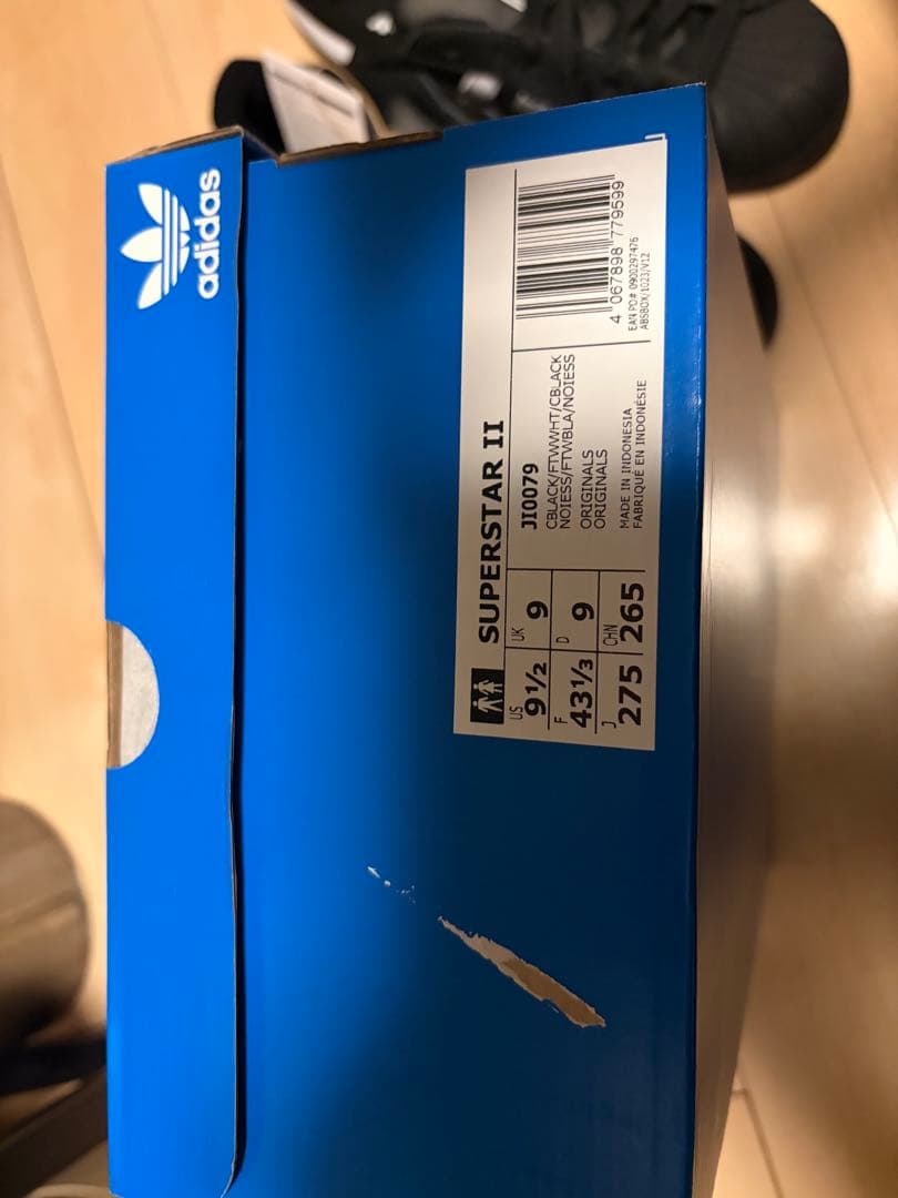 靴 adidas JI0079 SUPERSTAR II