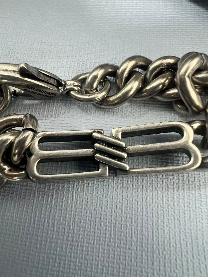 BALENCIAGA バレンシアガ 新品同様 チェーンブレスレット Mサイズ
