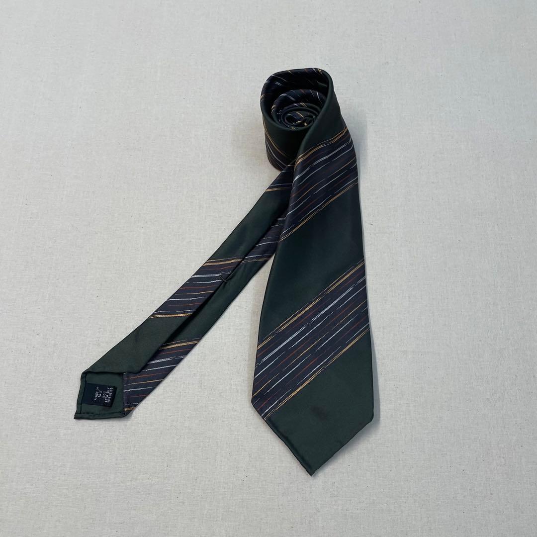 美品）Atto Vannucci アットヴァンヌッチ ハンドメイドネクタイ