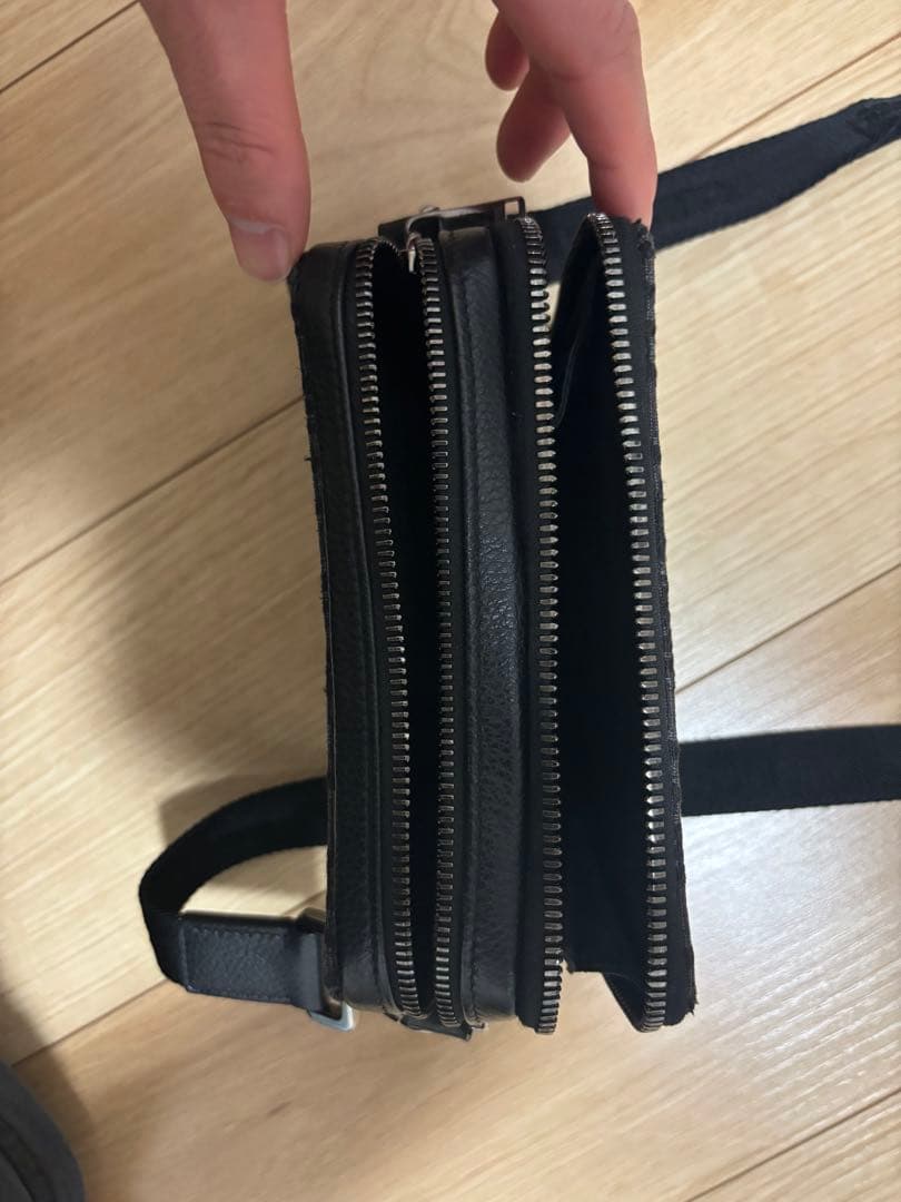 【早い者勝ち】Dior ブラック ショルダーバッグ　オブリオーク　ジャカード