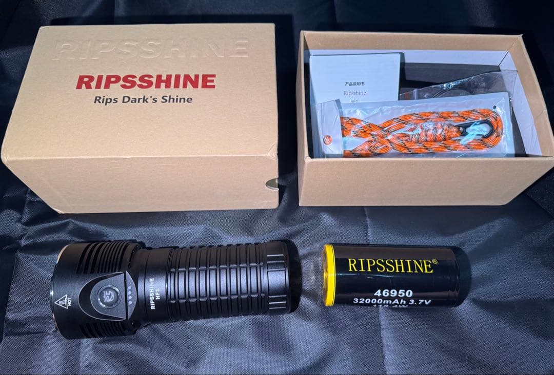 Ripsshine HF1 20000lm 46950バッテリー32000mAh