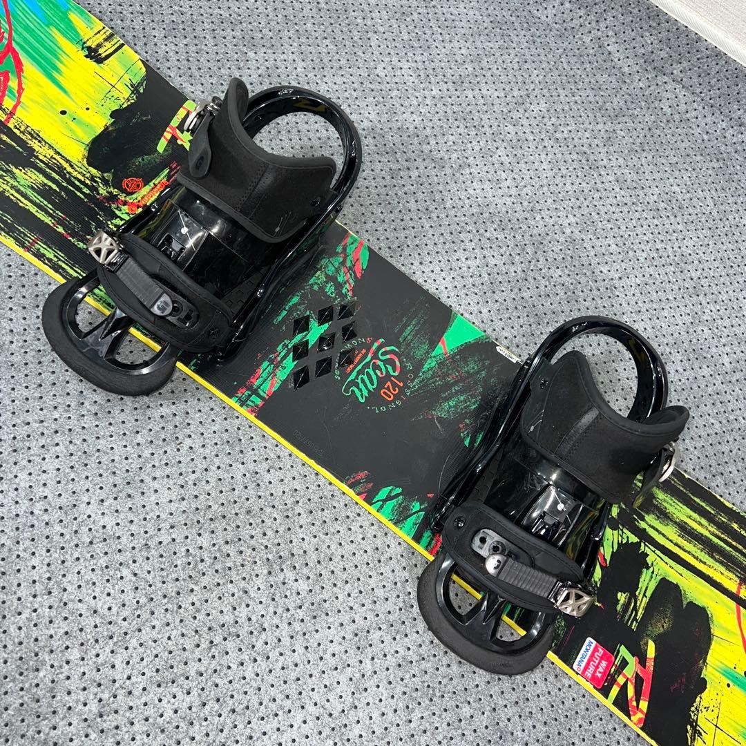 訳ありキッズスノーボード 120cm ROSSIGNOL×BURTON Mサイズ