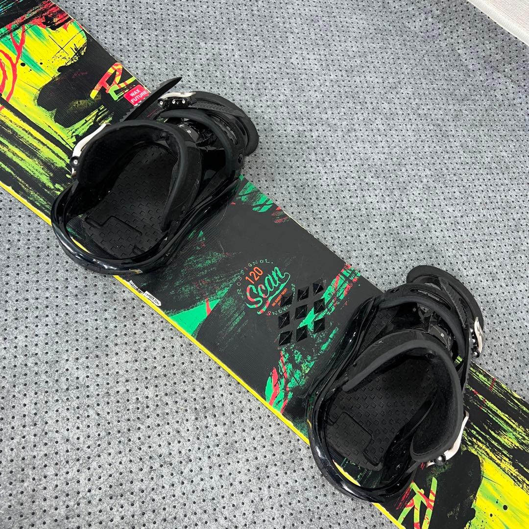 訳ありキッズスノーボード 120cm ROSSIGNOL×BURTON Mサイズ