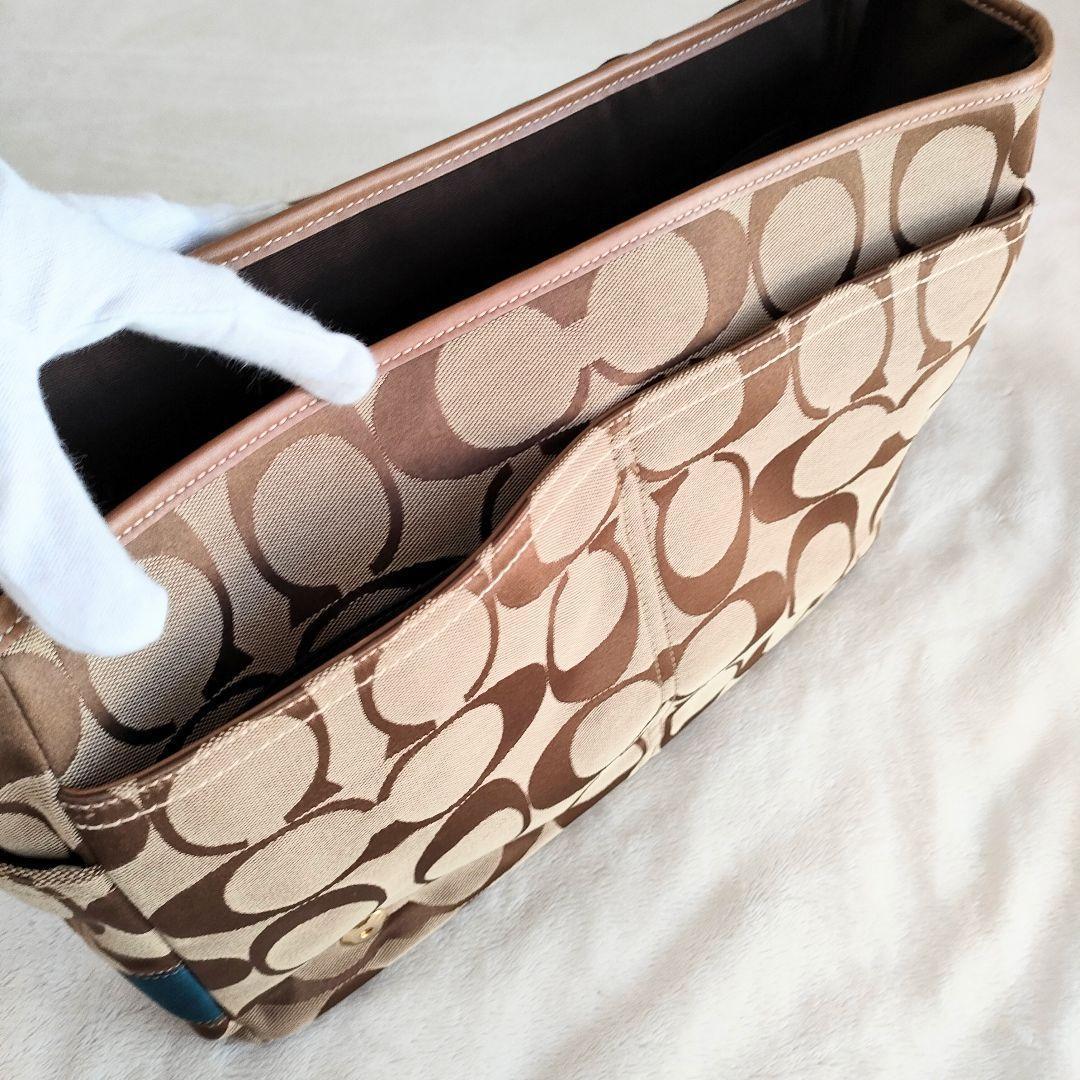 極美品　コーチ　COACH　ショルダーバック　マザーズバック　トラベルバック　鞄