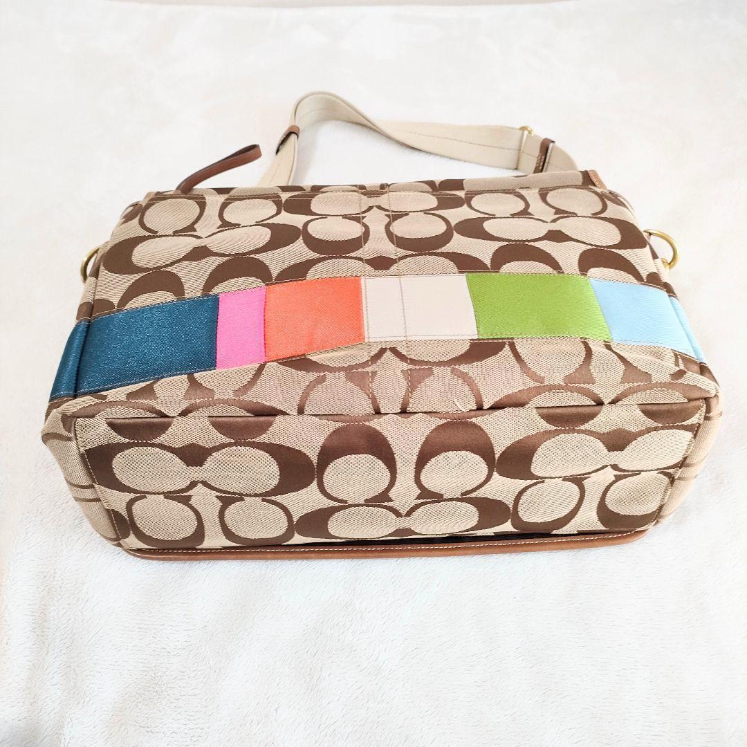 極美品　コーチ　COACH　ショルダーバック　マザーズバック　トラベルバック　鞄