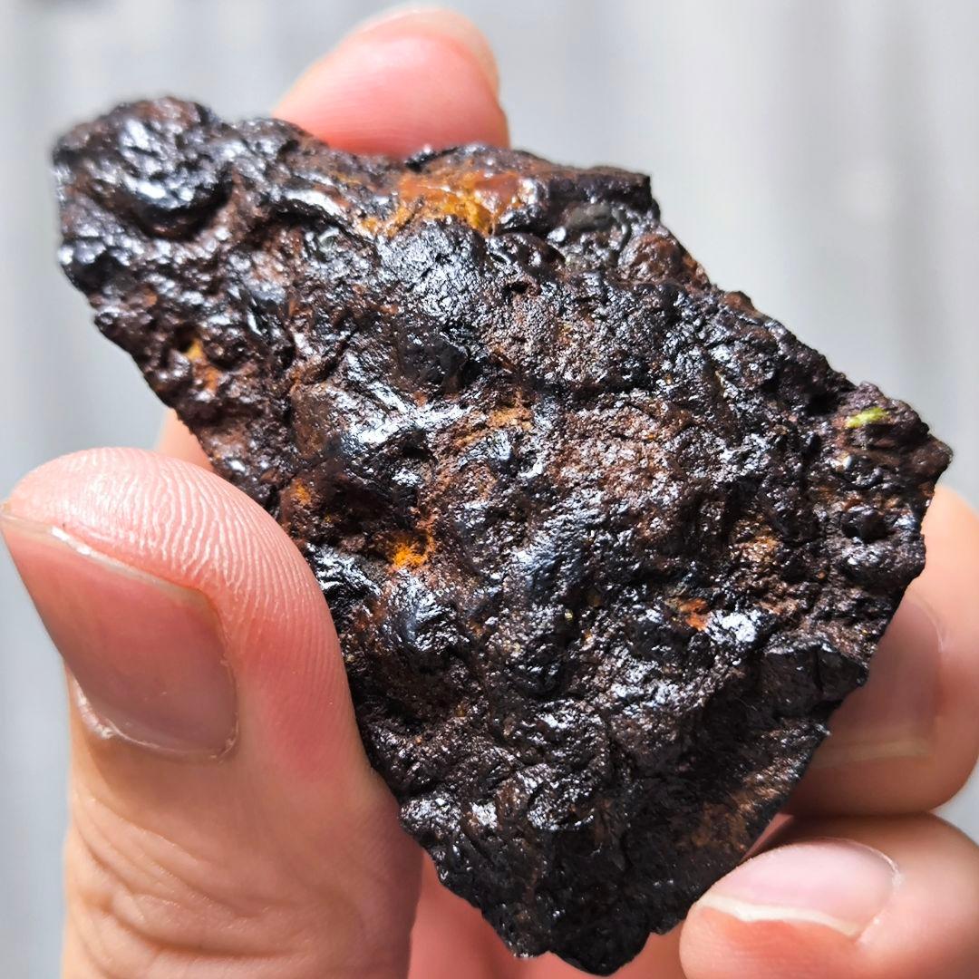 セリコ隕石 91g 外皮付き パラサイト 石鉄隕石