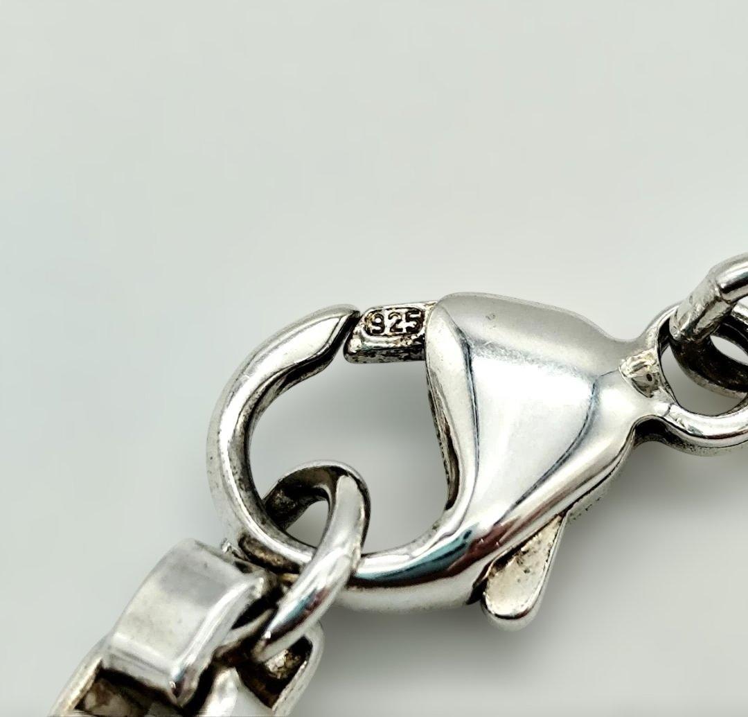 シルバー ベネチアン ID ブレスレット 925