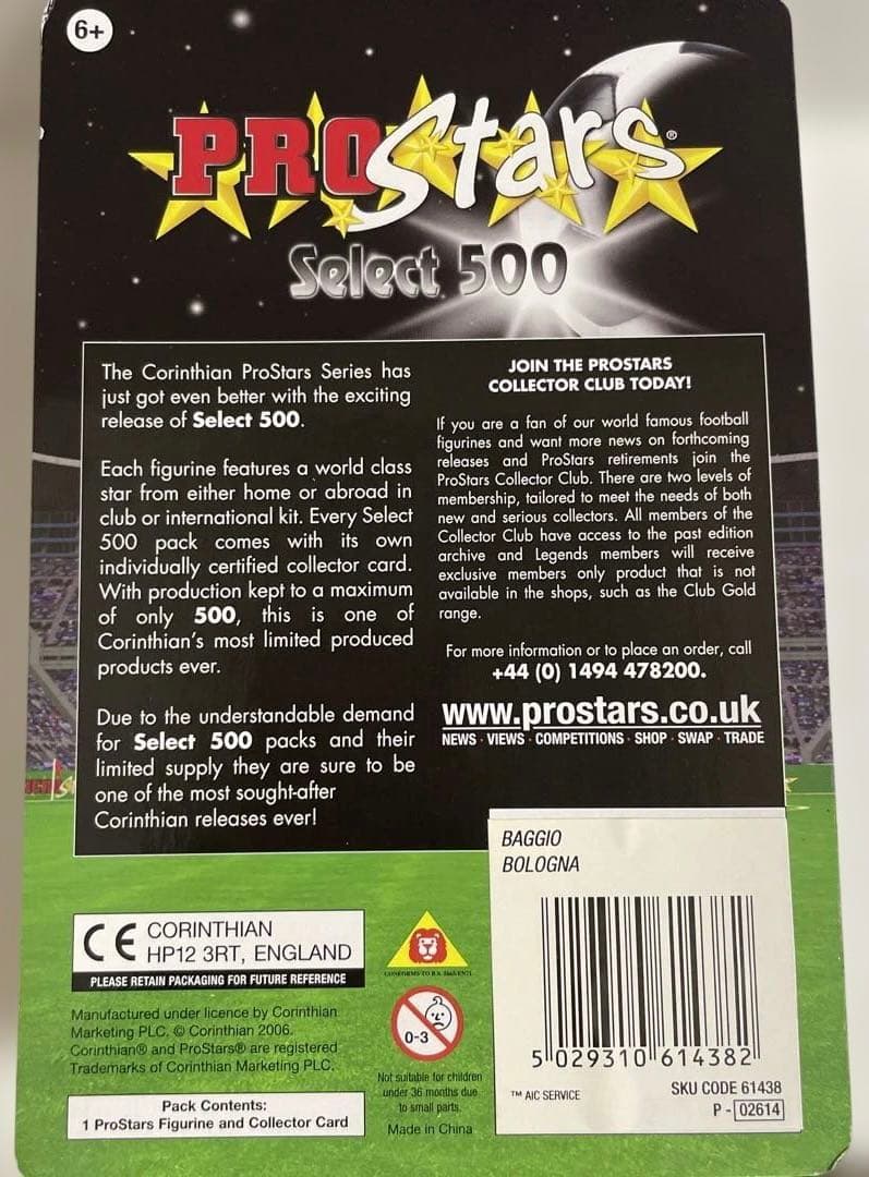 コリシアン　サッカーフィギュア　バッジョ　select500